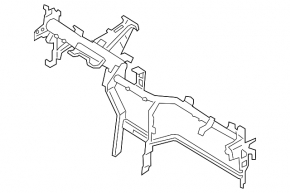 Under-torpedo pipe reinforcement Hyundai Kona 18-21 without projection