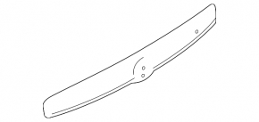 Nissan Versa Trunk Lid Molding 12-19 USA