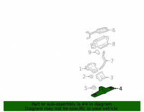 Audi Q3 83A 19-25 Trunk Lock Bracket