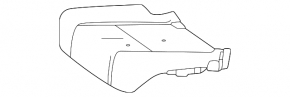 Rear row of seats 3rd row left Mercedes X167 GLS 20-26 black leather