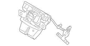 Ford Fiesta 11-19 4d Trunk Lid Lock