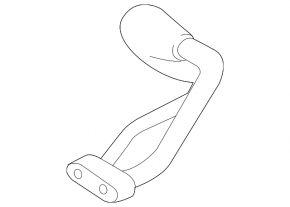 Air conditioning pipe to evaporator Jaguar F-Pace X761 17-