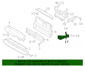 Front right brake disc duct for Jaguar I-Pace 19-23