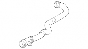 Left cooling pipe BMW X3 G01 18-19 2.0T