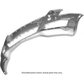 Bare front bumper Cadillac ATS 13-14 pre-restored for parking sensors