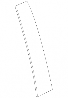 Door trim side rear left Chevrolet Impala 14-20 spiderweb
