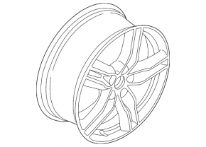 Wheel disk R18 x 7.5J BMW X1 F48 20-22 Style 579