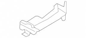 Left hood-wing seal for Audi Q8 19-25 rear