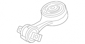 Lower left engine mount for Acura ILX 13-15