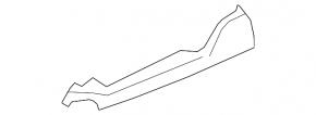 Passenger seat trim, side right lower BMW 5 G30 17-23 Elfenbein-Weiss