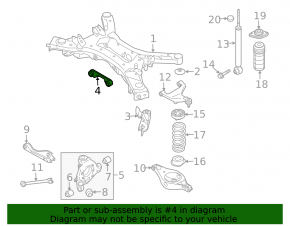 Rear differential bracket gearbox Nissan Murano z52 15-24