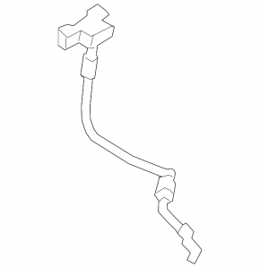 Brake hose rear left Kia Forte 19-24 2.0 under beam OEM