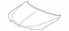 Acura RDX 13-18 bare hood