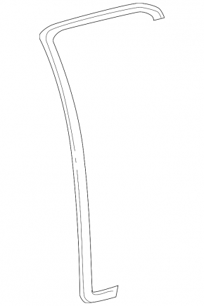 Door seal rear left gray Lexus RX300 98-03