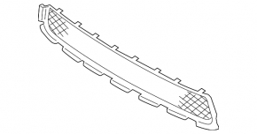 Lower grille of the front bumper Mitsubishi Outlander Sport ASX 11-15 prerest