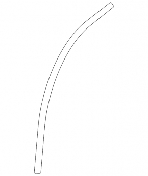 Lexus NX 22-25 rear side door seal, right