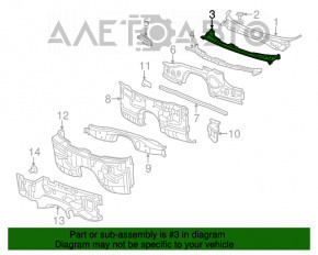 Chrysler 300 11-23 metal wiper pan