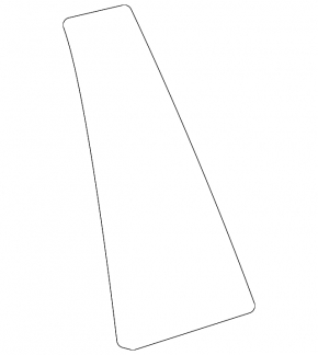 Rear left side door trim for Toyota Sienna 21-24, matte black