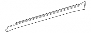 Threshold right Lexus LS460 LS600h 07-09 long
