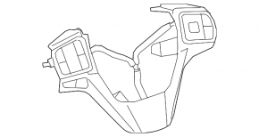 Toyota Sienna 15-20 Steering Wheel Controls Assembled