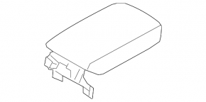 Kia Sportage 20-22 armrest, gray leather