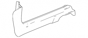 Door sill inner front left Chevrolet Equinox EV 24-26 black