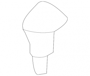 Left windshield washer nozzle for Subaru Forester 14-18 SJ