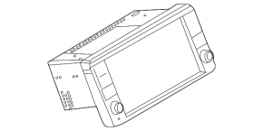 Radio tape recorder Mitsubishi Eclipse Cross 18-20