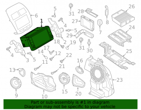 Radio tape recorder Mitsubishi Eclipse Cross 18-20