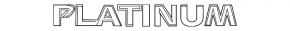 Emblem inscription PLATINUM trunk door Nissan Murano z52 15-24