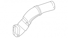 Air duct from the air intake left Mercedes S-class W221 63/65 AMG 11-13