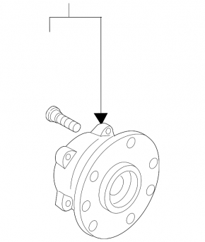 Rear left hub Mazda 3 19- FWD Japan built