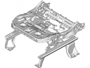 Driver's seat runner, right, Ford C-max MK2 13-18