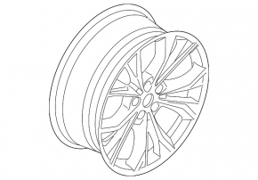 Wheel disk R20 Ford Explorer 20 - type 2, in film, light curb