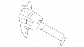 Left headlight washer nozzle for Land Rover Range Rover Velar 18-25