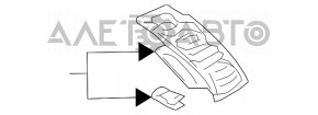 Right air duct Mitsubishi Galant 04-06