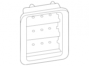 Left air vent shield for Mitsubishi Outlander Sport ASX 10-23
