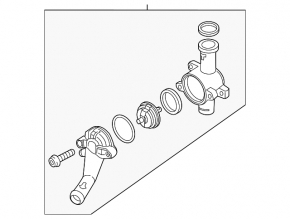 Thermostat housing VW Beetle 12-14 2.5
