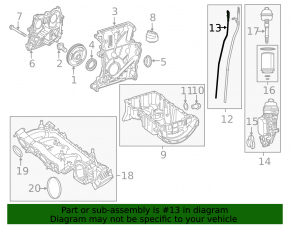 Oil dipstick Infiniti QX30 17-19