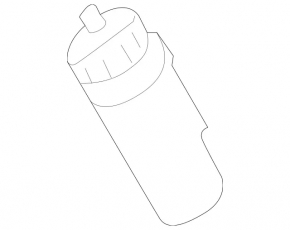 Canister with carbon absorber naked Mercedes X164 GL W164 ML W251 R petrol