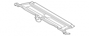 Lower radiator deflector Toyota Highlander 20-