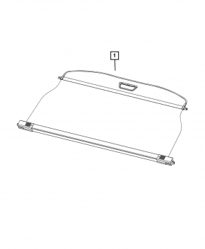 Trunk curtain Jeep Grand Cherokee WK2 11-21
