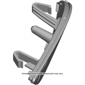 Chevrolet Malibu 16-25 right rear reflector without muffler tips
