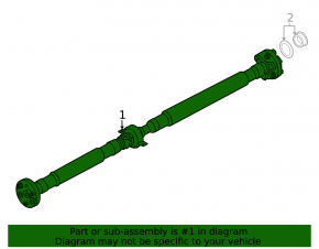 Rear propeller shaft BMW 3 G20 20-20 B58 AWD, coupling microcracks