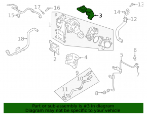 Upper exhaust manifold protection Hyundai Elantra 21-26 1.6