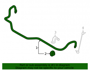 Front stabilizer bar BMW i4 22-26