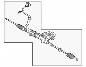 Mitsubishi Lancer 10-17 Power Steering Rack