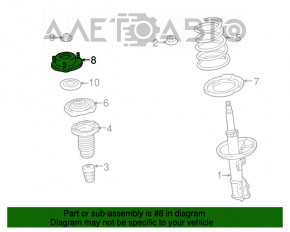 Front right shock absorber support for Lexus RX350 RX450h 10-15