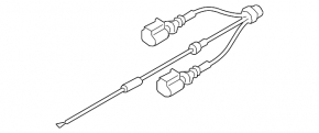 ABS sensor wire front right Audi A6 C7 12-18