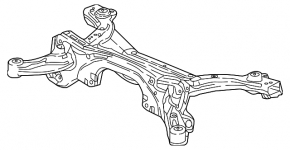 Subframe rear Honda CRV 20-22 hybrid